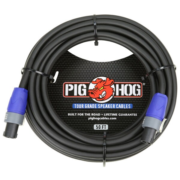 Main product image for Pig Hog PHSC50SPK 50 ft. Tour Grade Speaker Cable 14/2 AWG speakON to speakON256-038